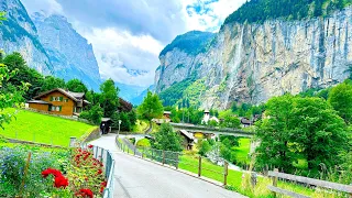 🇨🇭Lauterbrunnen , Switzerland’s Most Beautiful Village | Valley of 72 Waterfalls