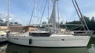 Wauquiez 40 yacht for sale in Rebak Marina, Langkawi by Seaspray Yacht Sales.