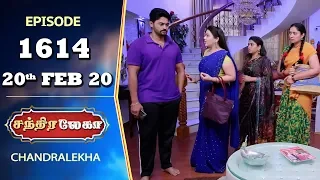 CHANDRALEKHA Serial | Episode 1614 | 20th Feb 2020 | Shwetha | Dhanush | Nagasri | Arun | Shyam