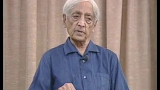 On the demands of society and a life of total freedom | J. Krishnamurti