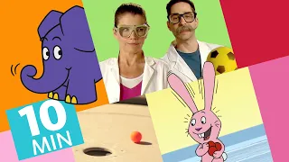 Hallo Elefant - Wie spielt man Minigolf  &  Ballexperiment mit Anke  und Denis | Der Elefant | WDR