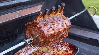 How to Rotisserie a Rib Roast