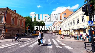 Turku, Finland - Driving Tour 4K