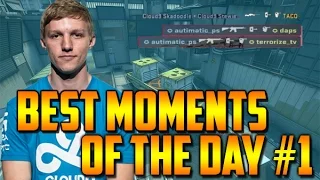 CSGO Best Moments of The Day #1 Skadoodle and Autimatic Crazy Wallbangs!