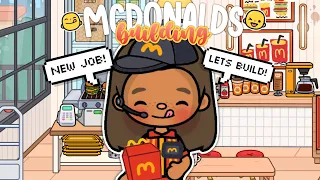 Building a MCDONALDS In Toca World! 🍔 || with voice 🔊 || Toca Life World 🌎