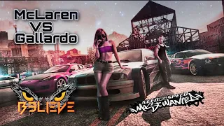 NFS Most Wanted (Lamborghini Gallardo Vs Mercedes-Benz SLR McLaren) #nfs #nfsmostwanted #racing