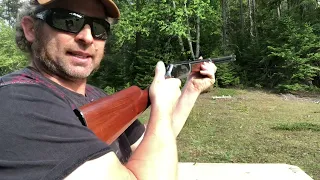 ✅out😳how high these3️⃣tin cans fly with this Winchester model 94-22 magnum caliber #youtubevideos