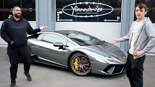 20yr Old Car Wrapper Kean Wraps his DAILY Lamborghini Chrome Black