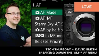 English | Tech Thursday - Breaking down the OM-1 AF Menu
