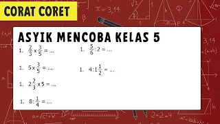 PERKALIAN PECAHAN KELAS 5 SD | PEMBAGIAN PECAHAN