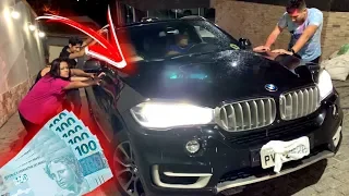 O ULTIMO A TIRAR A MÃO DA BMW GANHA 4.000 REAIS !!!