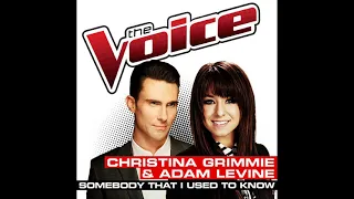 Christina Grimmie & Adam Levine | Somebody That I Used To Know | Studio Version | The Voice 6