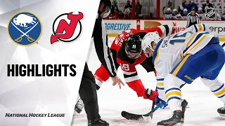 Sabres @ Devils 2/23/21 | NHL Highlights