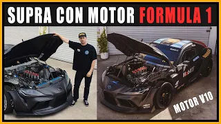 Este Toyota Supra tiene un motor V10 de FORMULA 1 y Tiene el mejor sonido de LA HISTORIA.