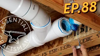 Plumbing Top Out - Waste, Drain, and Vent Ep.88
