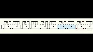 I Want To Break Free(악보영상)-Queen #drumtab #드럼악보 #drumscore #drumsheetmusic #drumnotation