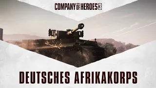 Company of Heroes 3 // Deutsches Afrikakorps – Sizzle Trailer [PEGI]