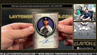 UNREAL CASE! 2023 Topps Transcendent Collection Baseball Case Break #10   PICK YOUR SPOT