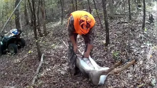 How to field dress a Deer Quickly and easily!! (Under 6min)