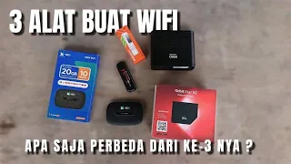 ALAT INI BISA BIKIN WIFI SENDIRI | Perbandingan Modem USB Stick VS Mifi VS Router LTE