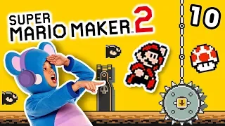 Super Mario Maker 2 EP 10 Eep's Airship Assault Level Build | Mother Goose Club Let's Play