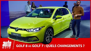 Nouvelle Volkswagen Golf 8 vs Golf 7 : quels changements ?