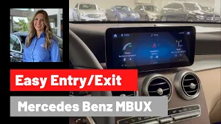 Turn on Easy Entry/Exit on a 2021 Mercedes with MBUX. Automatic Seat Adjustment