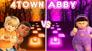 Turning Red 4 Town Vs Abby || Nobody Like U - Tiles Hop EDM Rush!