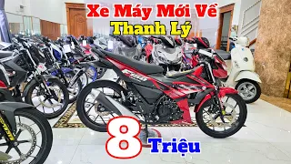 Thanh Lý Lô Xe Máy Cũ Giá Rẻ Sonic , Satria , Raider ,MX King ,Winner X ,Exciter 150