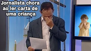 APRESENTADORES  QUE NÃO SEGURAM AS LÁGRIMAS E CAÍRAM NO CHORO,  ( ao vivo ).