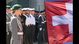 Military honours for the Swiss Federal President Berlin