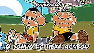 Cebolinha e Cascão cantando o sonho do hexa acabou - Futparodias