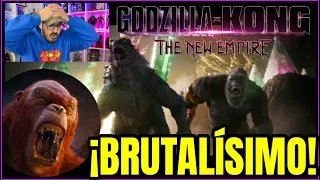 ¡Más brutal imposible! 😱 GODZILLA Y KONG: EL NUEVO IMPERIO tráiler reacción | ¡Me vuelvo loco!