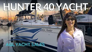 40' Hunter Legend 1996 Yacht Tour Video with Leilani Wales