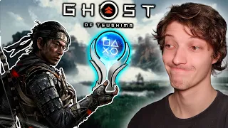 ME TORNEI O SAMURAI MAIS TEMIDO PARA PLATINAR ESSE JOGO (GHOST OF TSUSHIMA)  - REVI PLATINA (RTP)