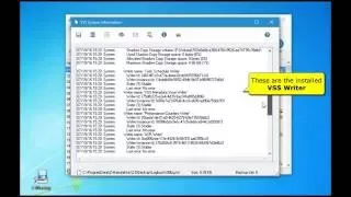 VSS troubleshooting with Z-DBackup