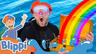 BLIPPI Splish Splash Water Song | Educational Songs For Kids