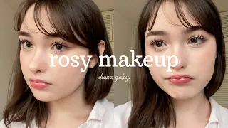 ⋆୨୧˚🌷 rosy makeup🌷˚୨୧⋆ : tutorial