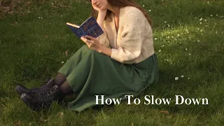 How To Slow Down And Start Living | On the cusp of Spring - gentle living in English countryside