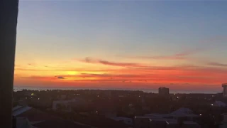Sunset in South Padre Island Texas in 4k Resolution
