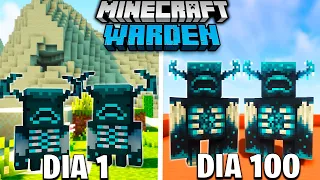 Eu sobrevivi 100 dias como um WARDEM em DUPLA no Minecraft Hardcore @CobraPlayer