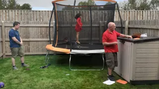 How to Build a 10-Foot Sportspower Trampoline with Enclosure