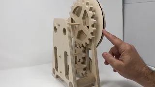 Spiral Kinetic Art Scroll Saw Pattern Assembly Instructions.