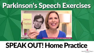 3/9/2023 Parkinson's Speech Exercises: James Taylor