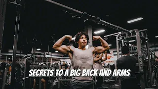 THE SECRET TO A BIG BACK AND ARMS!(BACK AND BICEPS WORKOUT)