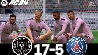 WHAT HAPPEN IF MESSI, RONALDO, MBAPPE, NEYMAR, PLAY TOGETHER ON INTER MIAMI VS PSG