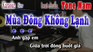 Mùa Đông Không Lạnh Karaoke Tone Nam Beat Chuẩn | song nhien karaoke