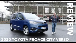 2020 TOYOTA ProAce CITY Verso Fahrbericht Test Probefahrt Kaufberatung Kritik Meinung Schiebetüren