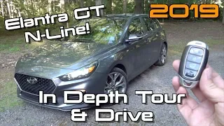 2019 Hyundai Elantra GT N-Line: Start Up, Test Drive & In Depth Tour