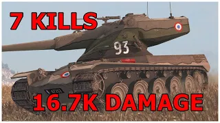 WOT Blitz AMX 50B -UPRISING MODE- GAMEPLAY